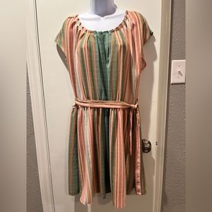LC Lauren Conrad Multicolored Striped Dress